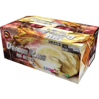 Zábavní pyrotechnika Ohňostroj Dragon Rage 136ran,25-30mm