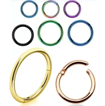 Piercing Otevírací kroužek v různých průměrech a barvách SEGHT16 (Otevírací kroužek z chirurgické oceli 316L v různých průměrech a barvách SEGHT16)