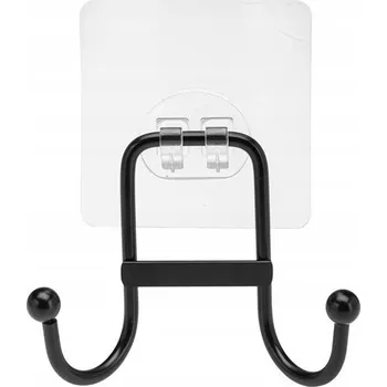 Věšák Háček bez vrtání Alsea černý