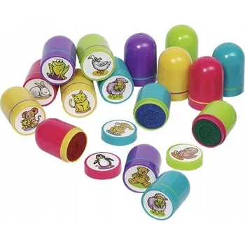 Dětské razítko VZDĚLÁVACÍ RAZÍTKA PRO DĚTI - SADA RAZÍTEK MIX PRO MALÉ RUČIČKY