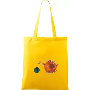 Kolonizace Marsu - Taška bavlněná - 42 x 38 cm ( Žlutá )