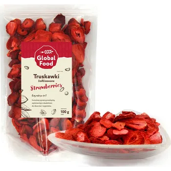 Sušené ovoce Global Food Lyofilizované jahody 100 g