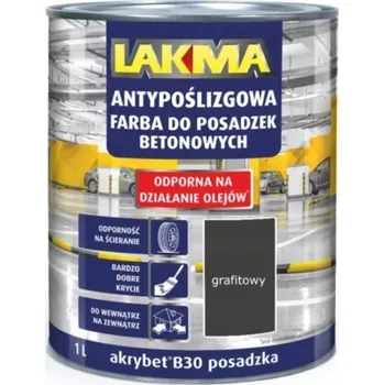 Vrták AKRYBET B-30 podlahová/ betonu barva Lakma 1 l GRAFIT matná