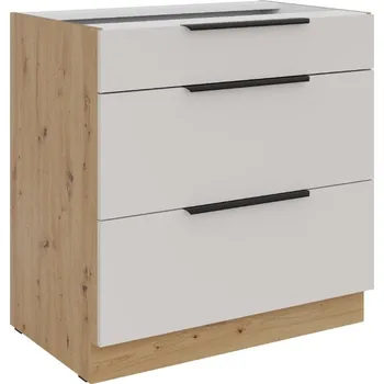 Stolarz-Lempert Kuchyňská skříňka Solea - dolní 80 D 3S šuplíková PREMIUM BOX