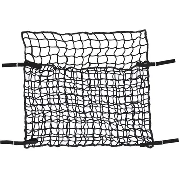 Síť na seno QHP Síť na seno Deluxe QHP, různé velikosti, oka 4,5x4,5 cm/6x6 cm, černá Rozměry sítě: XL