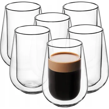 Sklenice Sklenice na kávu a čaj Kadax 260 ml 6 ks