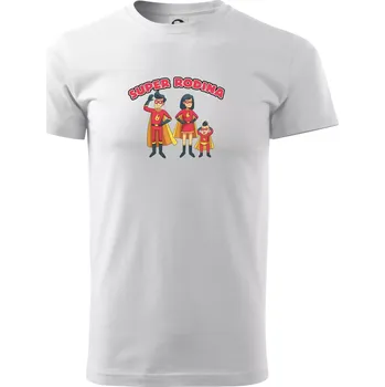 Super rodina - jeden syn - Triko extra velké (5-8XL) - 8XL ( Bílá )
