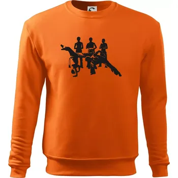 Pánská mikina Capoeira všichni - Mikina Essential pánská - 3XL ( Oranžová )