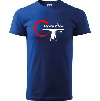 Pánské tričko Capoeira club - bojovník - Triko extra velké (5-8XL) - 6XL ( Královská modrá )