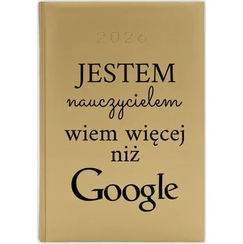Kalendář Knižní kalendář 2026 A5 zlatý