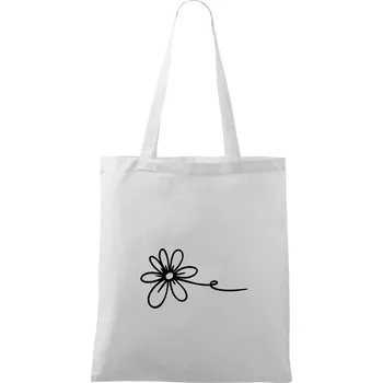 Kopretina - Taška bavlněná - 42 x 38 cm ( Bílá )