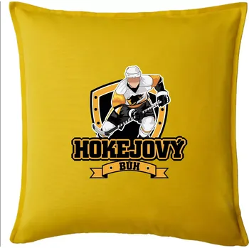 Polštář Hokejový bůh - Polštář 50x50 - 50x50 - Pouze potah ( Žlutá )