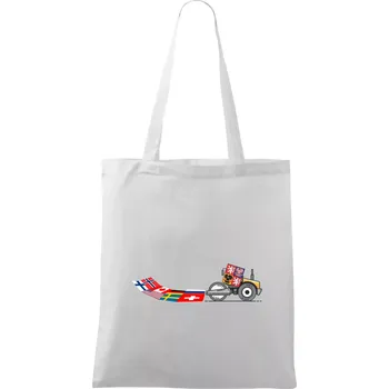 Hokej ČR válec - Taška bavlněná - 42 x 38 cm ( Bílá )