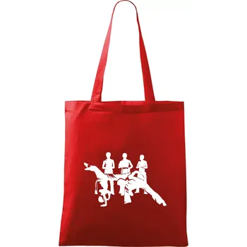 Capoeira všichni - Taška bavlněná - 42 x 38 cm ( Červená )