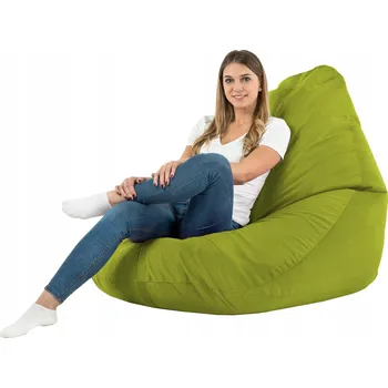 Sedací pytel Plyšový vak XXL Sedací křeslo ZELENÉ
