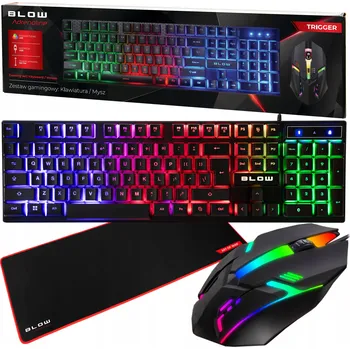 Sada klávesnice a myši Blow černá