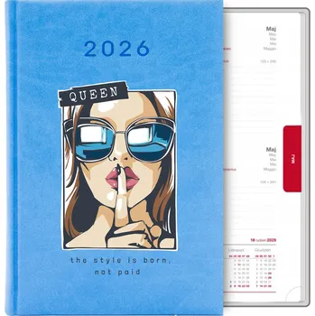 Kalendář Knižkový kalendář pro učitele 2026 A5 modrý