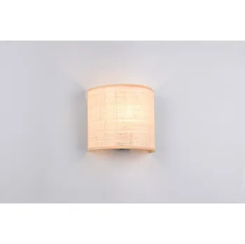 Nástěnné svítidlo TRIO Reality R21851736 AIMEE nástěnné svítidlo s vypínačem 1xE27 černá matná, přírodní