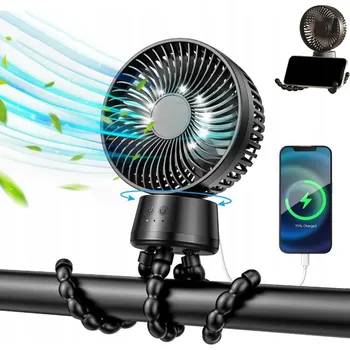 IP kamera Mini ventilátor Bedee Fan černý