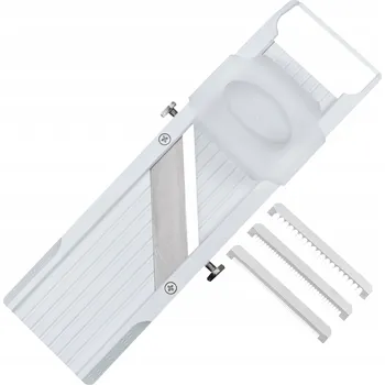 Kráječ zeleniny Prémiová mandolína na zeleniny a ovoce, 64 mm, bílá