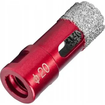 Vrták Korunkový Vrták s diamantovou korunkou pro gres 20 mm M14