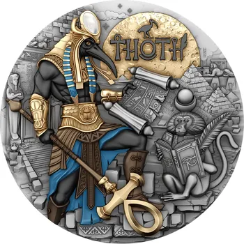 Stříbrná mince 2 Oz Thoth