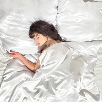 Povlečení Povlečení saténové SUPERTEKUTÉ PREMIUM - Bílá pusinka 160x200 + 2x70/80