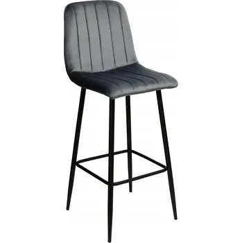 Barová židle Barová Židle eHokery grafit tkanina 110 cm