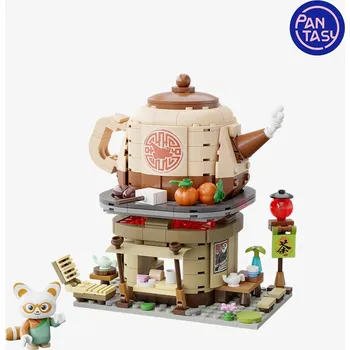 ostatní stavebnice Pantasy Stavebnice - Kungfu Panda Mini Street View - Shifu's Tea Stall