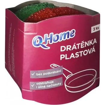 Drátěnka Q Home Drátěnka plastová 3 ks