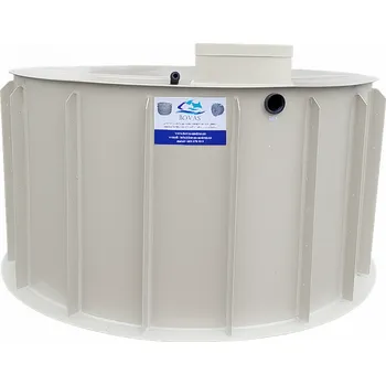 nádrž Bovas Retenční nádrž plastová kruhová k obetonování - 2m3 (Nádrž na vodu kruhová k obetonování - 2000l)