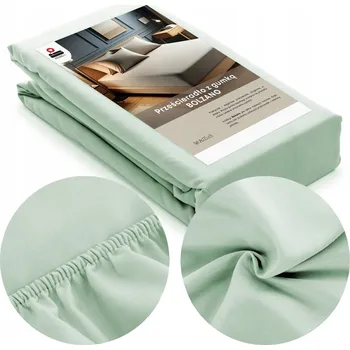 Prostěradlo Prostěradlo s gumou Łóżkoholicy bavlněný satén 160 x 200 cm