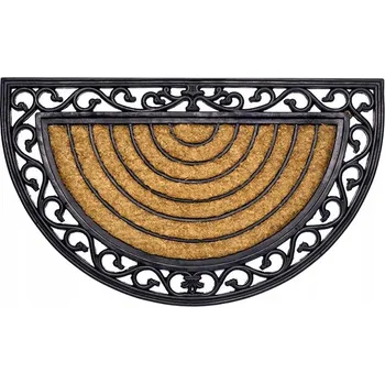 Rohožka Hotová gumová kokosová rohožka do interiéru 75 x 45 cm