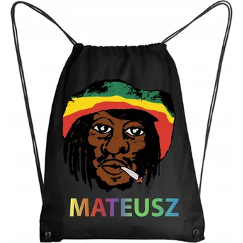 Školní Vak / Batoh na Tělocvik do Školky Školy REAGGAE ZIOŁO + JMÉNO