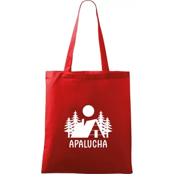 Nákupní taška Apalucha chalupa - Taška bavlněná - 42 x 38 cm ( Červená )