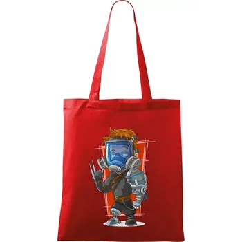 Vesmírný voják červený - Taška bavlněná - 42 x 38 cm ( Červená )