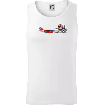 Pánské termoprádlo Hokej ČR válec - Tílko pánské Core - XL ( Bílá )