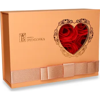 Dárková krabička ŠPERKOVNICE KUFŘÍK KRABIČKA NA DÁREK ŠPERKY VONÍCÍ RŮŽE FLOWER BOX