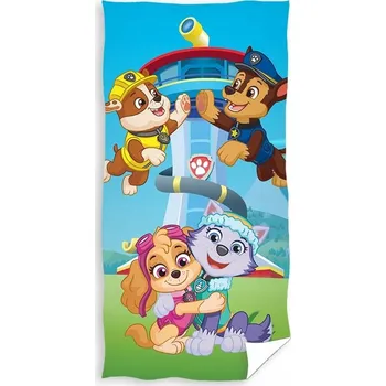 Osuška Tlapková patrola 70x140 Pejsci BAVLNA