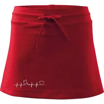 Dámská sukně Hokejový brankář EKG - Sportovní sukně - two in one - S ( Červená )