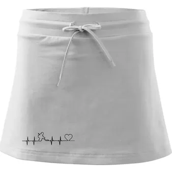 Dámská sukně Hokejový brankář EKG - Sportovní sukně - two in one - XS ( Bílá )