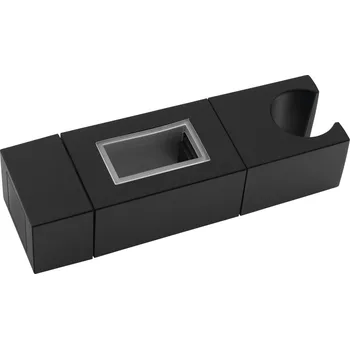Sprchový držák Držák pro sprchovou tyč 30x15mm, ABS/černá rohož (NDSC615)