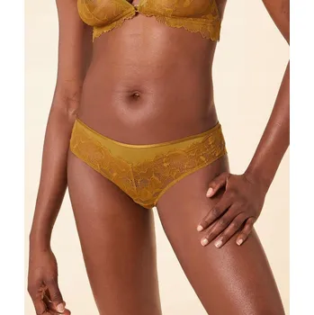 Dámské spodní prádlo ETAM OLIVOVÉ KALHOTKY KRAJKA (38)