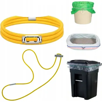 Odpadkový koš GUMA OBJÍMKA UPEVŇOVACÍ ORGANIZÉR NA KOŠ NA ODPADKY PYTLŮ NA ODPADKY POPELNICE DO 140 CM