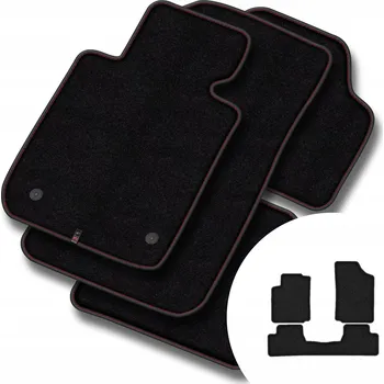 autokoberec Velurové autokoberce Motos 3 ks