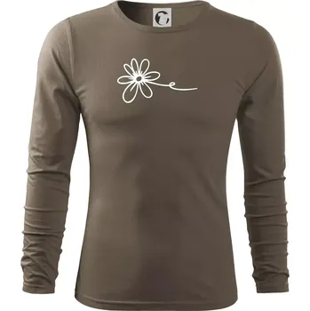 Pánské oblečení Kopretina - Triko s dlouhým rukávem FIT-T long sleeve - M ( Army )