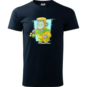 Vesmírný voják tyrkysový - Triko extra velké (5-8XL) - 8XL ( Námořní modrá (velmi tmavá - téměř černá) )