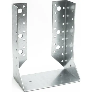 Tesařské kování Držák trámu Mark ohnutý 170x160 mm