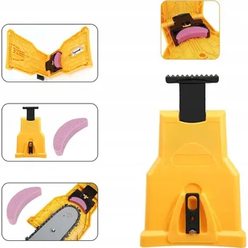 Bruska na řetěz motorové pily + 5x brusný kámen