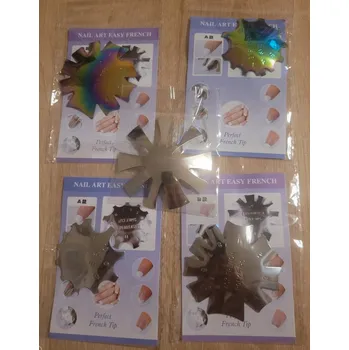 6 Ks. Zastřihovač okrajů / Kleštičky na nehty pro Nail Art, Šablony pro styling